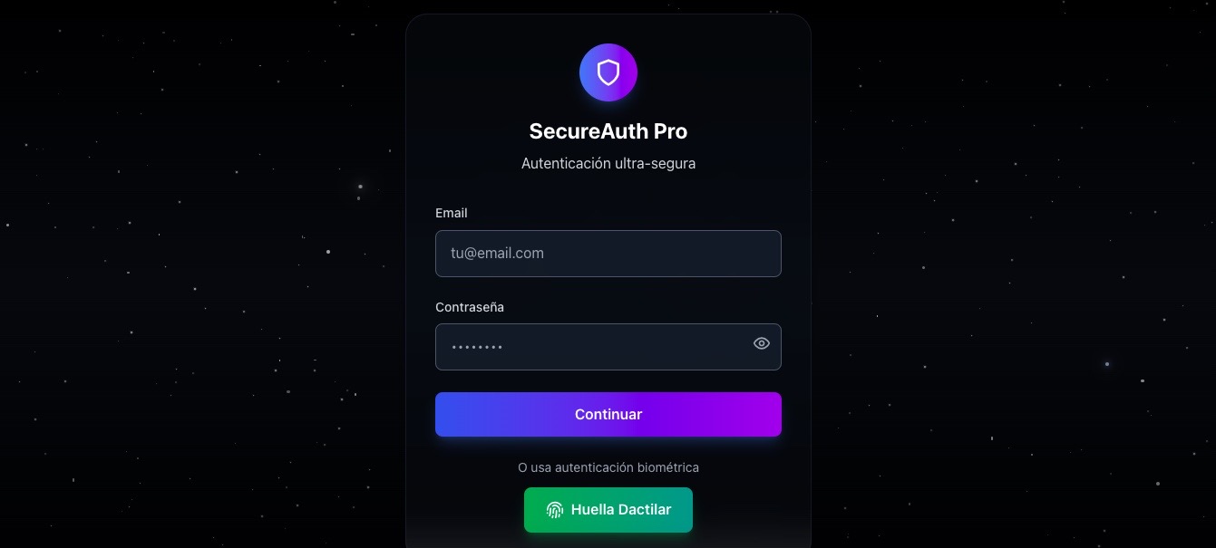 Aplicación de autenticación en dos factores mostrando pantalla principal con códigos de seguridad