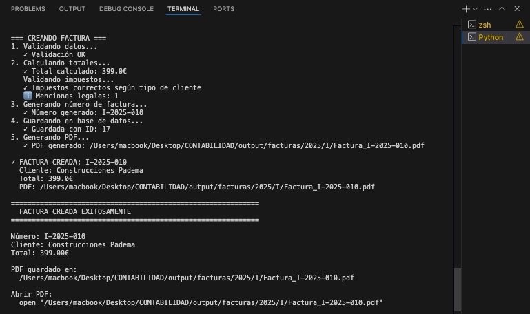 Panel de gestión de clientes con categorización automática para facturación